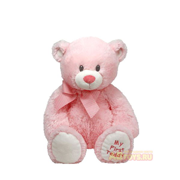 Мягкая игрушка TY Classic Медвежонок My First Teddy (розовый) 20 см