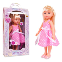 Кукла ABtoys Времена года (розовое платье), 30 см