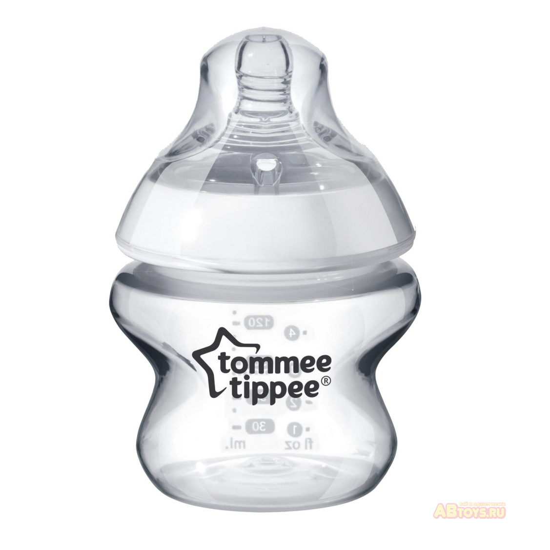Бутылочка для кормления Tommee Tippee 150 мл с усиленным антиколиковым клапаном, соска "медленный поток"
