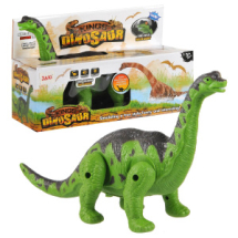 Динозавр Брахиозавр, движение, световые и звуковые эффекты, 29,5х10,5х18 см