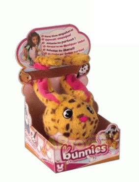 Мягкая игрушка IMC Toys Кролик Bunnies с магнитами, 9,5см, 8 видов