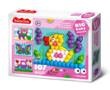 Мозаика для самых маленьких Десятое королевство Baby Toys Утенок 107 элементов