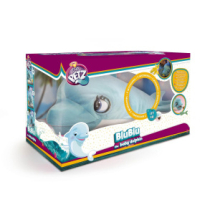 Игрушка интерактивная IMC Toys Club Petz Дельфин BluBlu интерактивный, со звуковыми эффектами, шевелит глазами и ртом, можно его кормить и уложить спать, реагирует на голос, мягконабивной