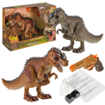 Игровой набор Junfa Охота на динозавра (Тираннозавр и пистолет), на ИК управлении, на батарейках