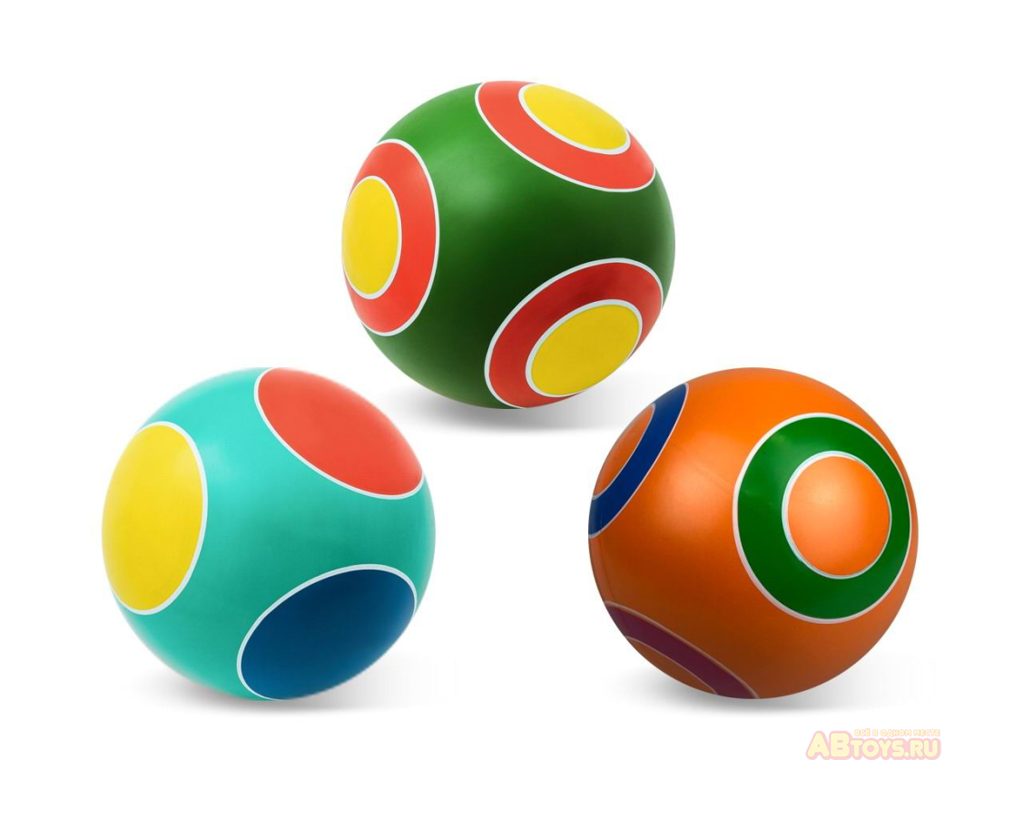 Мяч Джампа грунтованный окрашенный вручную диаметр 125 мм