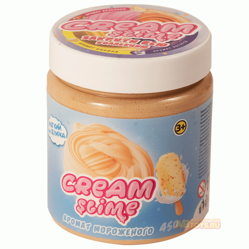 Слайм Slime Cream с ароматом мороженого, 450 г