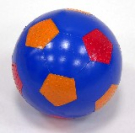 Мяч д.125 мм лакированный цветной