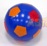 Мяч д.125 мм лакированный цветной