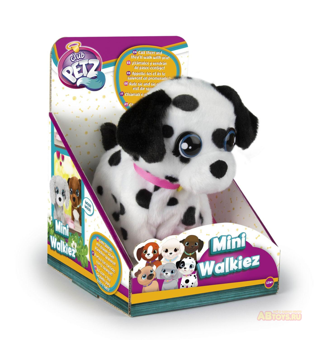 Игрушка интерактивная IMC Toys Club Petz Щенок Mini Walkiez Dalmatian интерактивный, ходячий, со звуковыми эффектами
