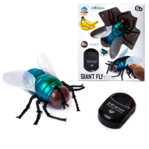 Интерактивные насекомые и пресмыкающиеся. Муха ИК управление, световые эффекты