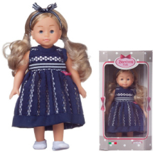 Кукла DIMIAN Bambina Bebe в синем платье, 20 см