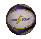 Футбольный мяч TATA PAK (бело-синий), размер 5, диаметр 22 см, длина окружности 68—70 см