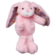 Мягкая игрушка ABtoys Кролик, 15см, розовый.